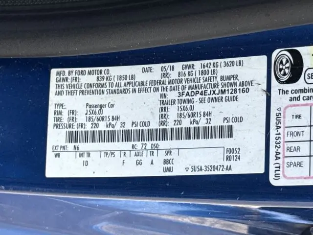 2018 Ford Fiesta - $5,959