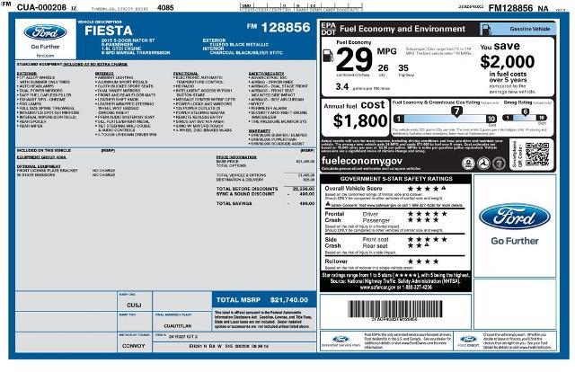 2015 Ford Fiesta ST — photo 1 of 24