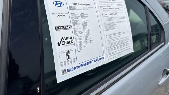 2012 Ford Fusion SE