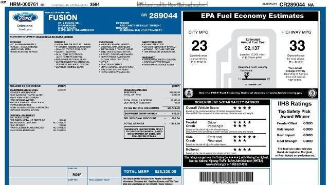 2012 Ford Fusion SEL