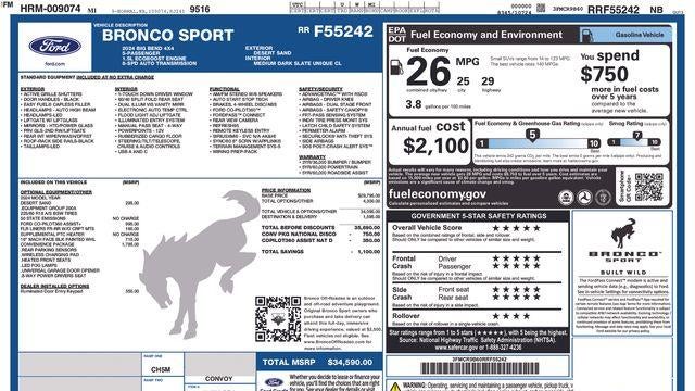 2024 Ford Bronco Sport Big Bend
