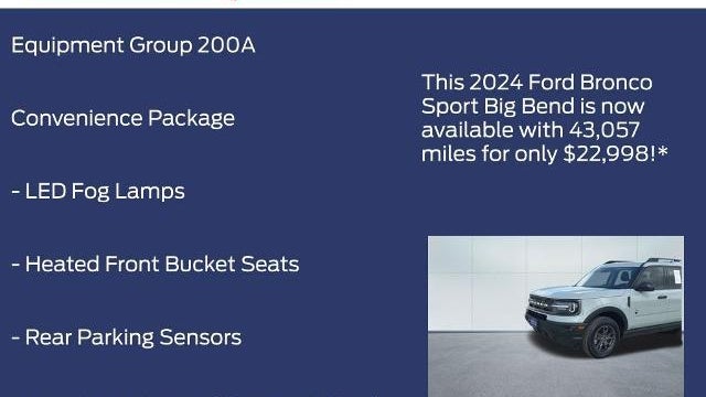 2024 Ford Bronco Sport Big Bend