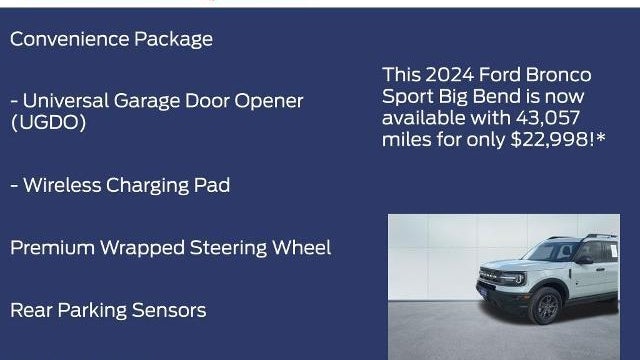 2024 Ford Bronco Sport Big Bend