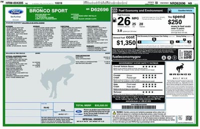 2022 Ford Bronco Sport AWD Big Bend 4DR SUV