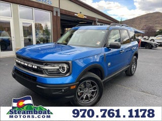 2022 Ford Bronco Sport with Velocity Blue Metallic Exterior
