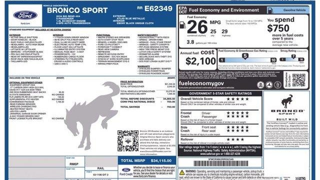 2024 Ford Bronco Sport Big Bend