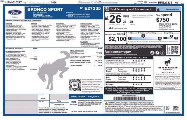 2024 Ford Bronco - $23,769