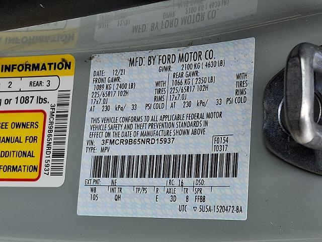 2022 Ford Bronco - $20,405