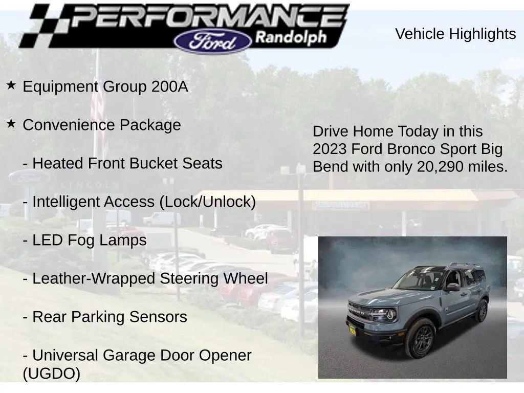 2023 Ford Bronco - $26,900