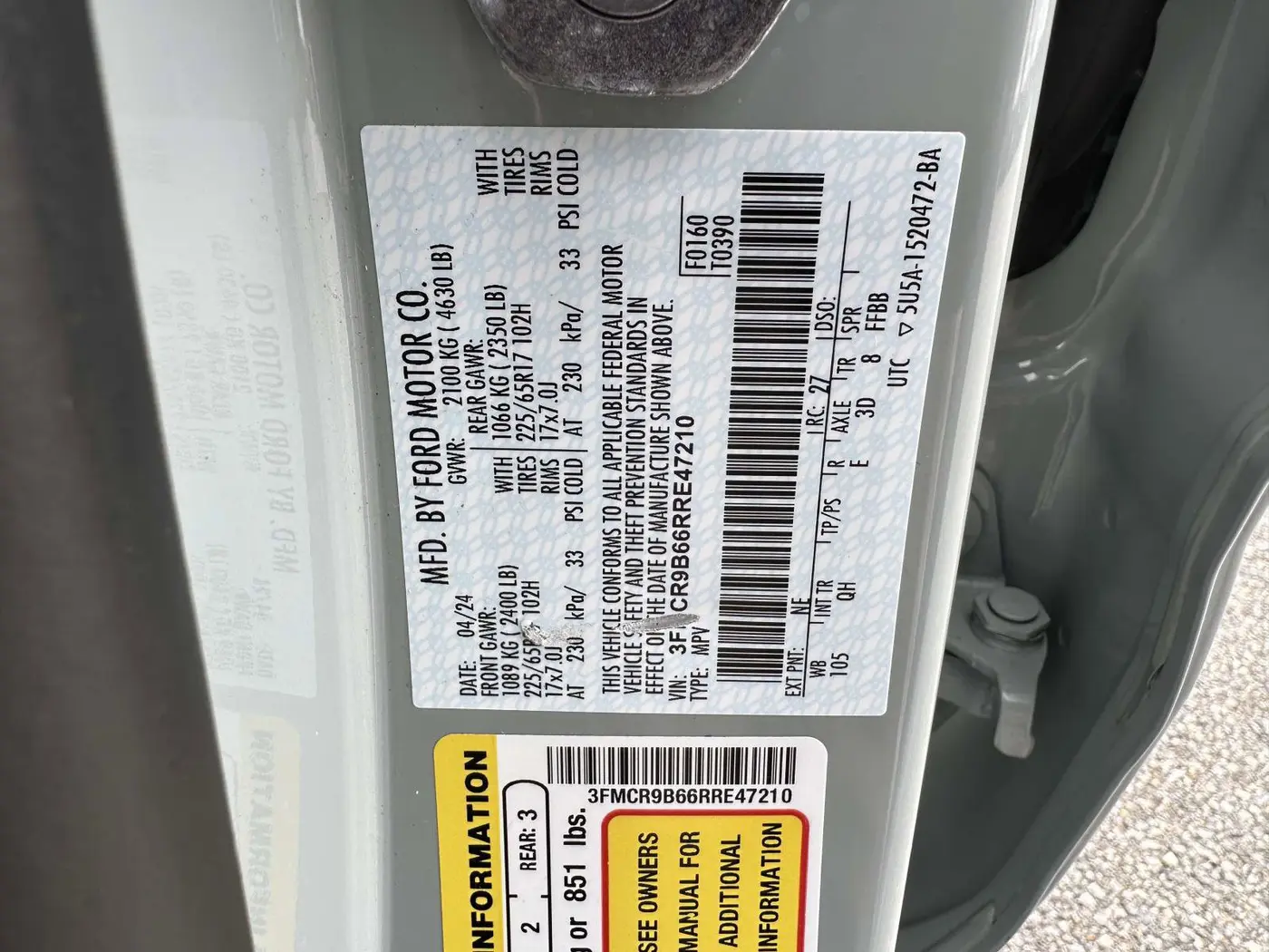 2024 Ford Bronco - $23,000