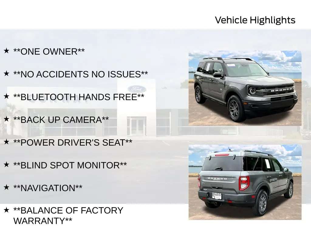 2023 Ford Bronco - $26,858