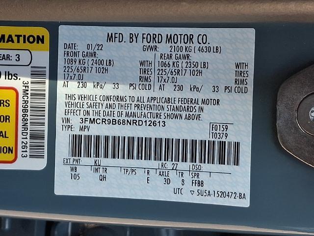 2022 Ford Bronco - $24,890