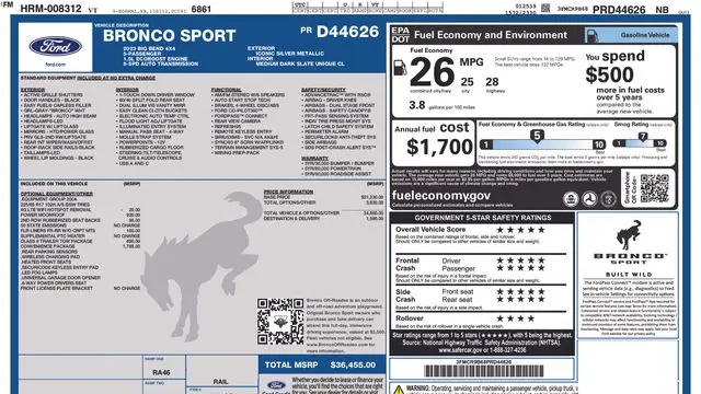 2023 Ford Bronco Sport Big Bend