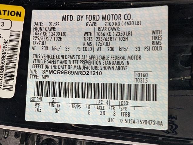 2022 Ford Bronco - $25,792