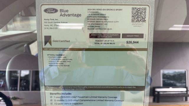 2024 Ford Bronco Sport Big Bend