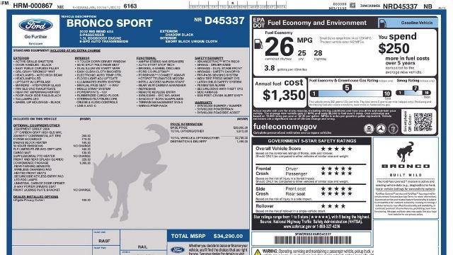 2022 Ford Bronco Sport Big Bend