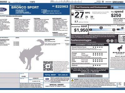 2025 Ford Bronco Sport AWD Big Bend 4DR SUV