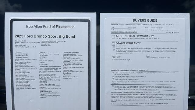 2025 Ford Bronco Sport Big Bend