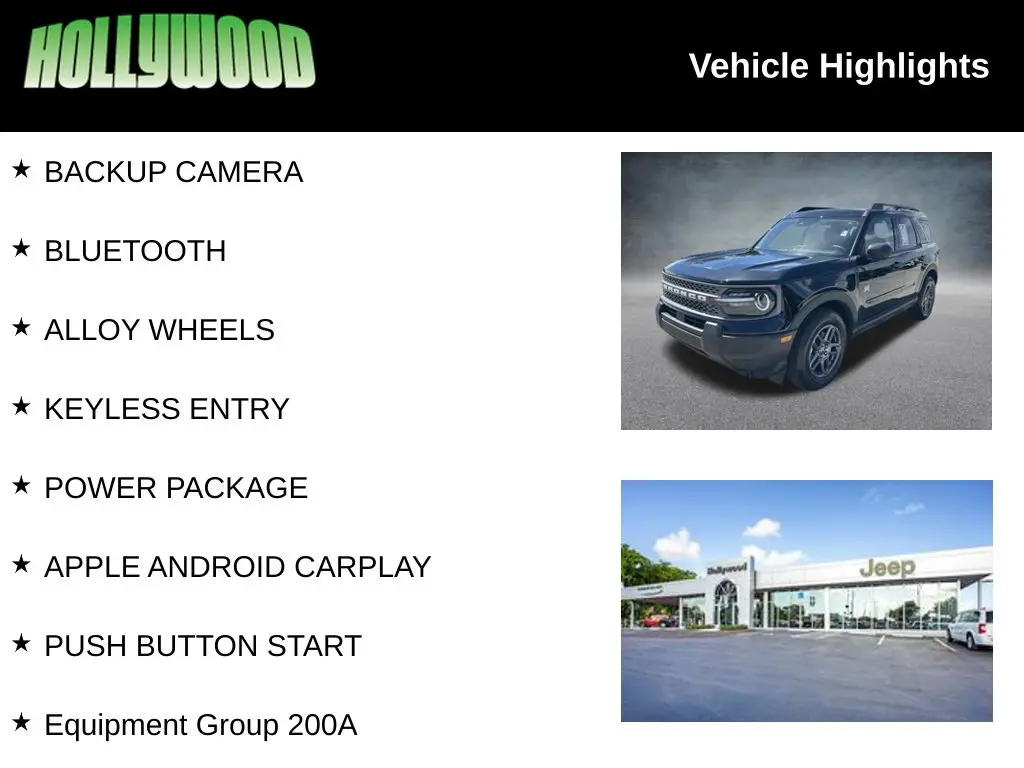 2025 Ford Bronco - $22,492