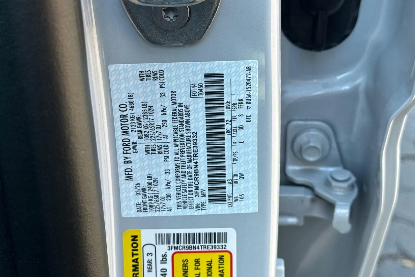 2026 Ford Bronco - $33,460
