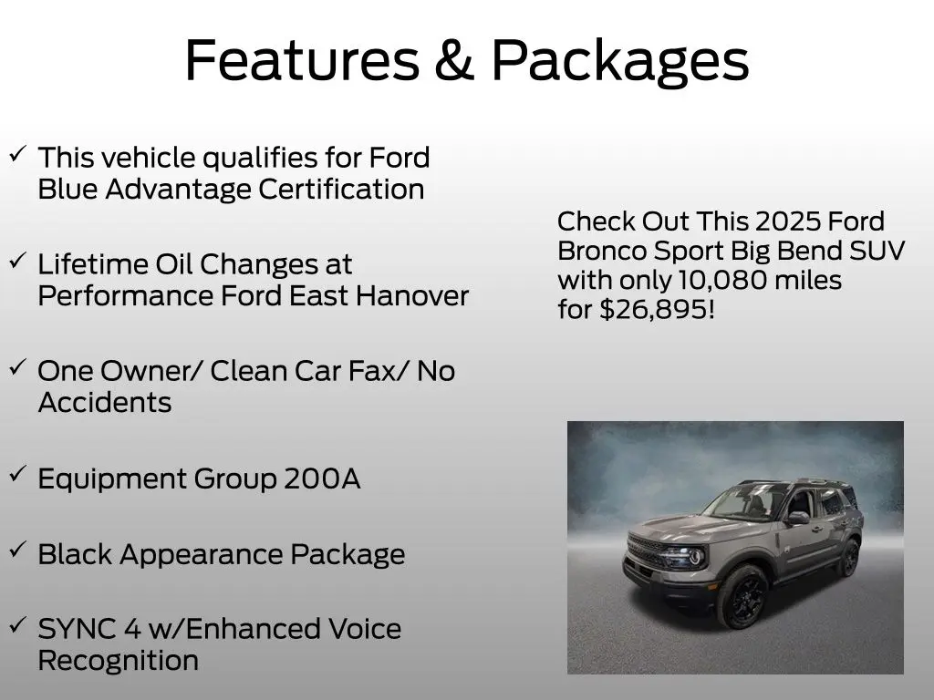 2025 Ford Bronco - $26,895