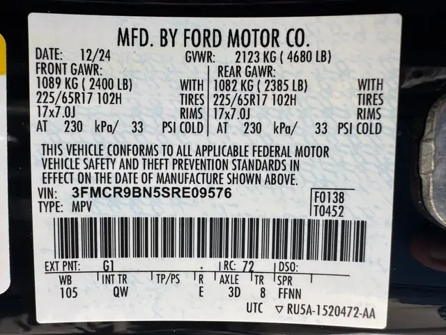 2025 Ford Bronco - $25,501