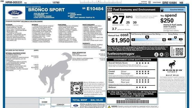 2025 Ford Bronco Sport Big Bend