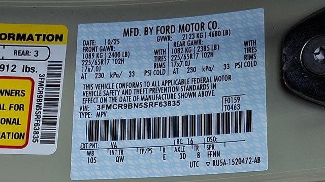 2025 Ford Bronco Sport Big Bend