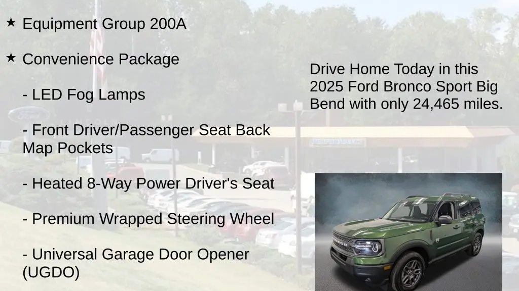 2025 Ford Bronco Sport Big Bend
