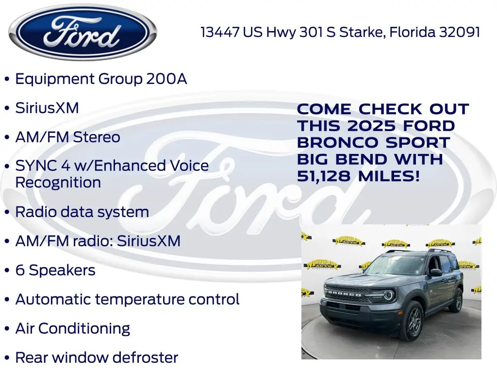 2025 Ford Bronco - $25,238