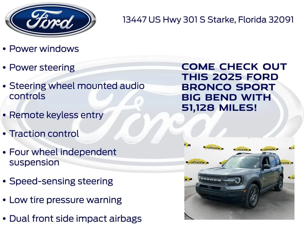 2025 Ford Bronco - $25,238