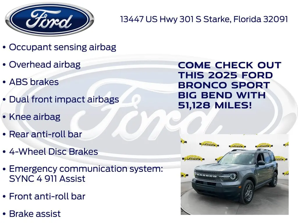 2025 Ford Bronco - $25,238