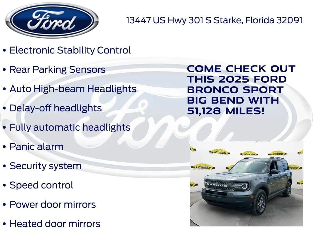 2025 Ford Bronco - $25,238