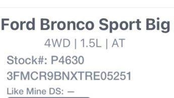 2026 Ford Bronco Sport Big Bend