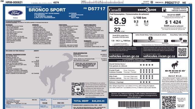 2023 Ford Bronco Sport Outer Banks