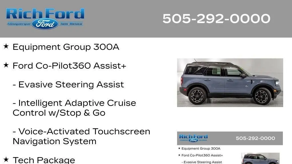 2024 Ford Bronco Sport Outer Banks