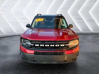 2021 Ford Bronco Sport with Rapid Red Metallic Tinted Clea Exterior