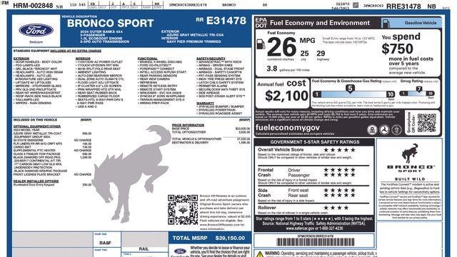 2024 Ford Bronco Sport Outer Banks