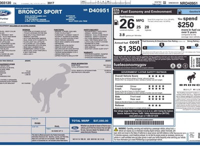 2022 Ford Bronco Sport AWD Outer Banks 4DR SUV