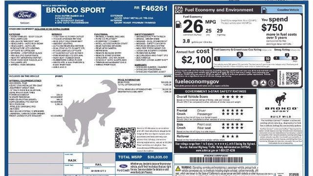 2024 Ford Bronco Sport Outer Banks