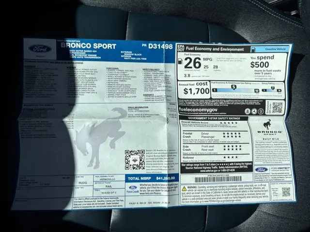 2023 Ford Bronco - $28,995