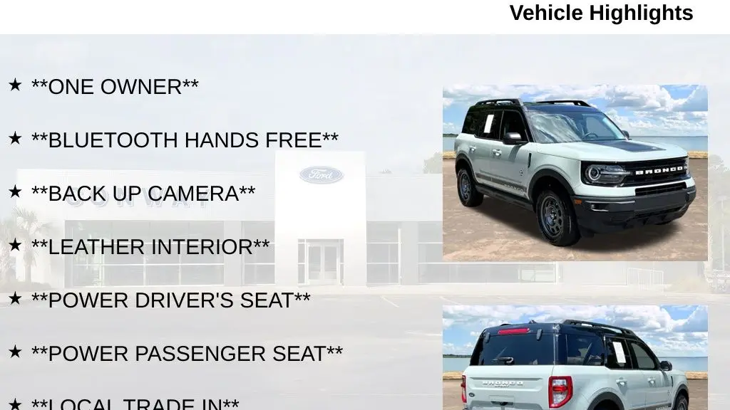 2024 Ford Bronco Sport Outer Banks
