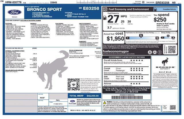 2025 Ford Bronco - $34,995