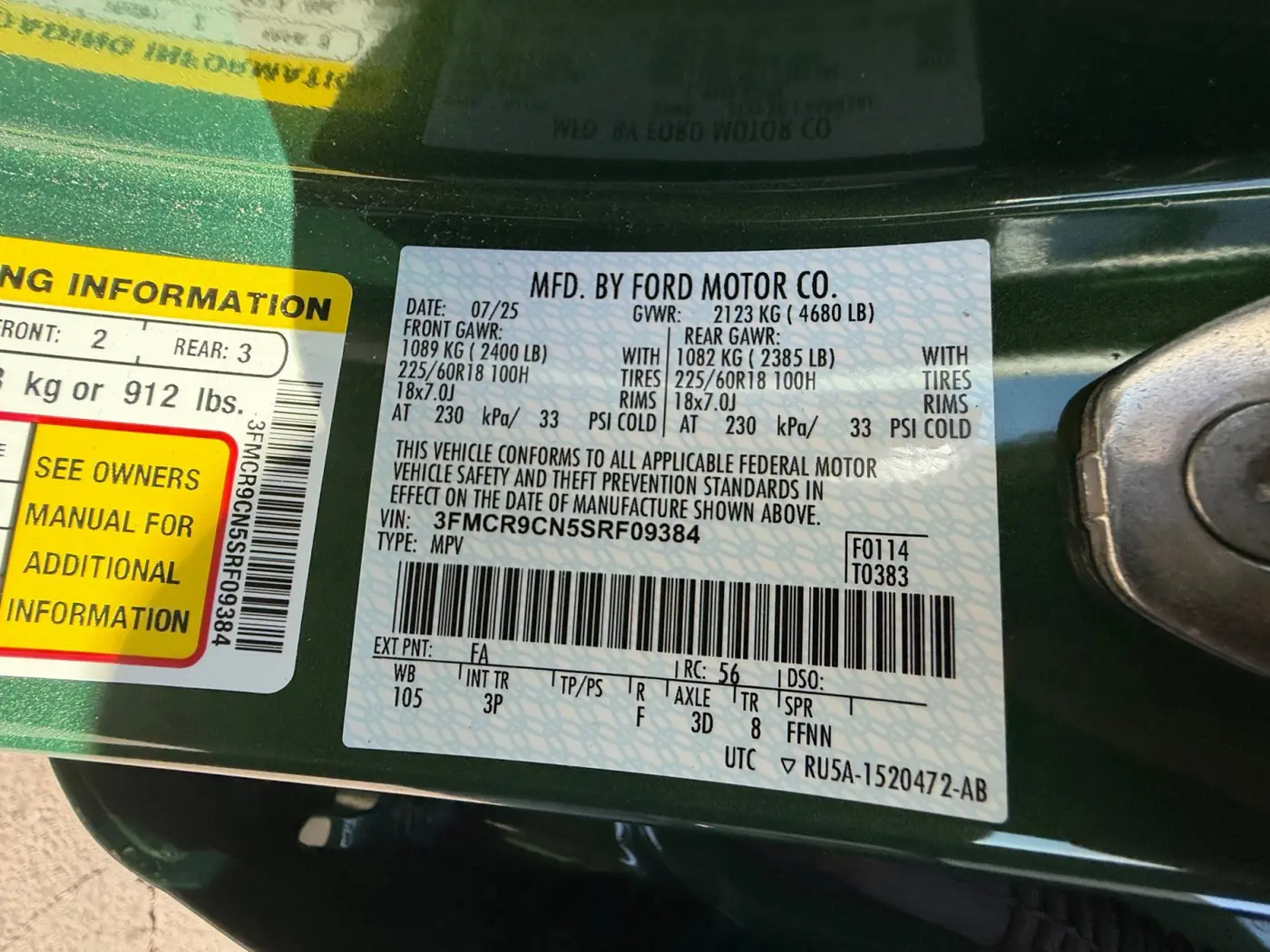2025 Ford Bronco - $31,527