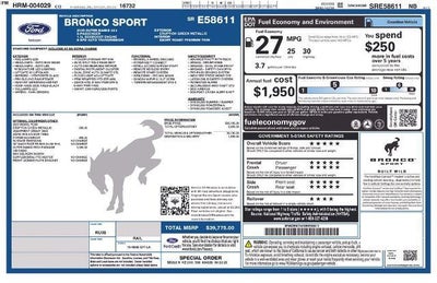 2025 Ford Bronco Sport AWD Outer Banks 4DR SUV