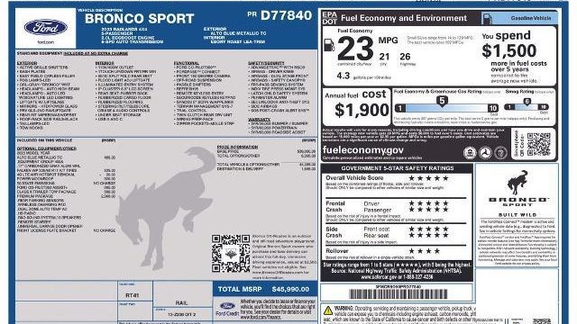 2023 Ford Bronco Sport Badlands