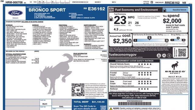 2024 Ford Bronco Sport Badlands