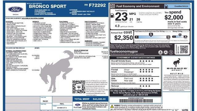 2024 Ford Bronco Sport Badlands
