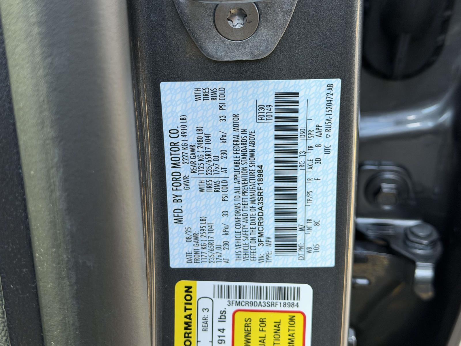2025 Ford Bronco - $39,989