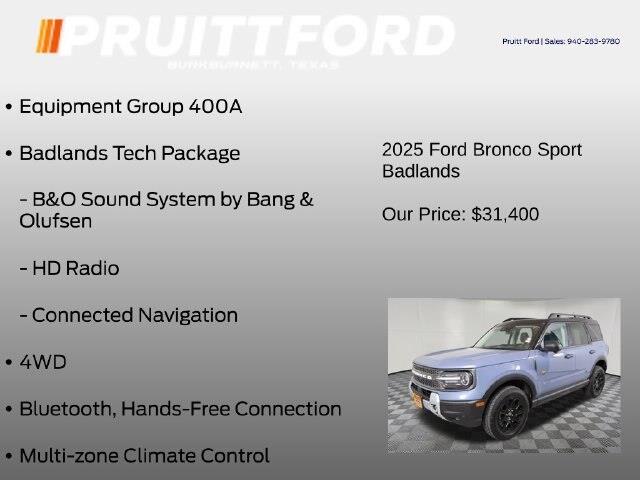 2025 Ford Bronco - $31,400